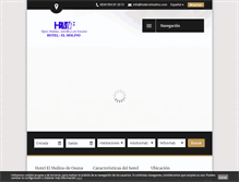 Tablet Screenshot of hotel-elmolino.com